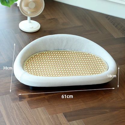 2-in-1 Warm Cat Bed & Sisal Scratching Pad – Cozy & Durable